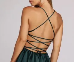 Windsor. Sonya Satin Dress -Formal Dresses Online Shop 05001 0075 5