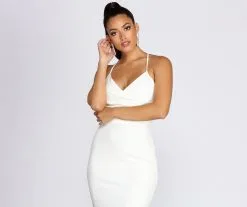 Windsor. Ellie Asymmetrical Flounce Midi Dress -Formal Dresses Online Shop 05001 0279 3