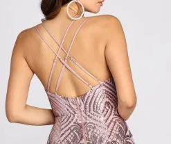 Windsor. Sandra Sequin Midi Dress -Formal Dresses Online Shop 05001 0304 5