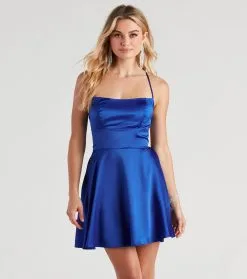 Windsor. Sonya Satin Dress -Formal Dresses Online Shop 05001 0503 1 7f4d744c 5432 4c1f 8e31 5ff7f9737e31