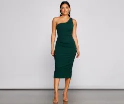 Windsor. Alessandra Formal One-Shoulder Midi Dress 65 Windsor. Alessandra Formal One-Shoulder Midi Dress -Formal Dresses Online Shop 05001 0691 4 b5f7278f 755d 4027 a562 5783dfaab442 2