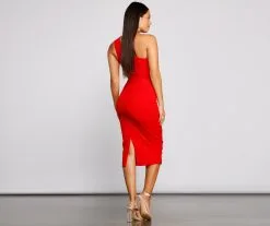 Windsor. Alessandra Formal One-Shoulder Midi Dress 51 Windsor. Alessandra Formal One-Shoulder Midi Dress -Formal Dresses Online Shop 05001 0694 2 2
