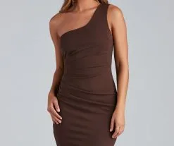 Windsor. Alessandra Formal One-Shoulder Midi Dress 68 Windsor. Alessandra Formal One-Shoulder Midi Dress -Formal Dresses Online Shop 05001 0851 3 2