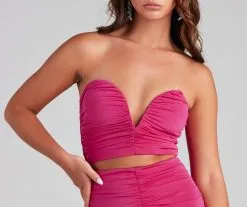 Windsor. Colette Formal Ruched Midi Dress -Formal Dresses Online Shop 05001 0960 4