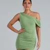 Windsor. Georgia Formal One Shoulder Mini Dress -Formal Dresses Online Shop 05001 0975 1
