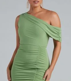 Windsor. Georgia Formal One Shoulder Mini Dress -Formal Dresses Online Shop 05001 0975 3