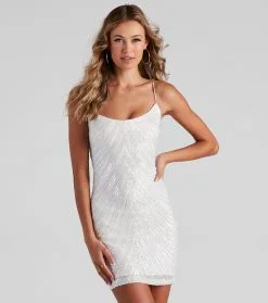Windsor. Yelina Formal Sequin Short Dress