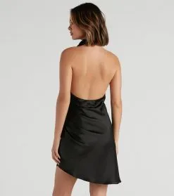 Windsor. Caroline Halter Neck Satin Mini Dress -Formal Dresses Online Shop 05001 1319 2 d1918c0f 6f57 46c0 93a4 29c1b295b736