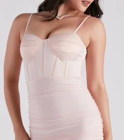 Windsor. Margo Satin Bustier Bandage Dress -Formal Dresses Online Shop 05001 1372 4