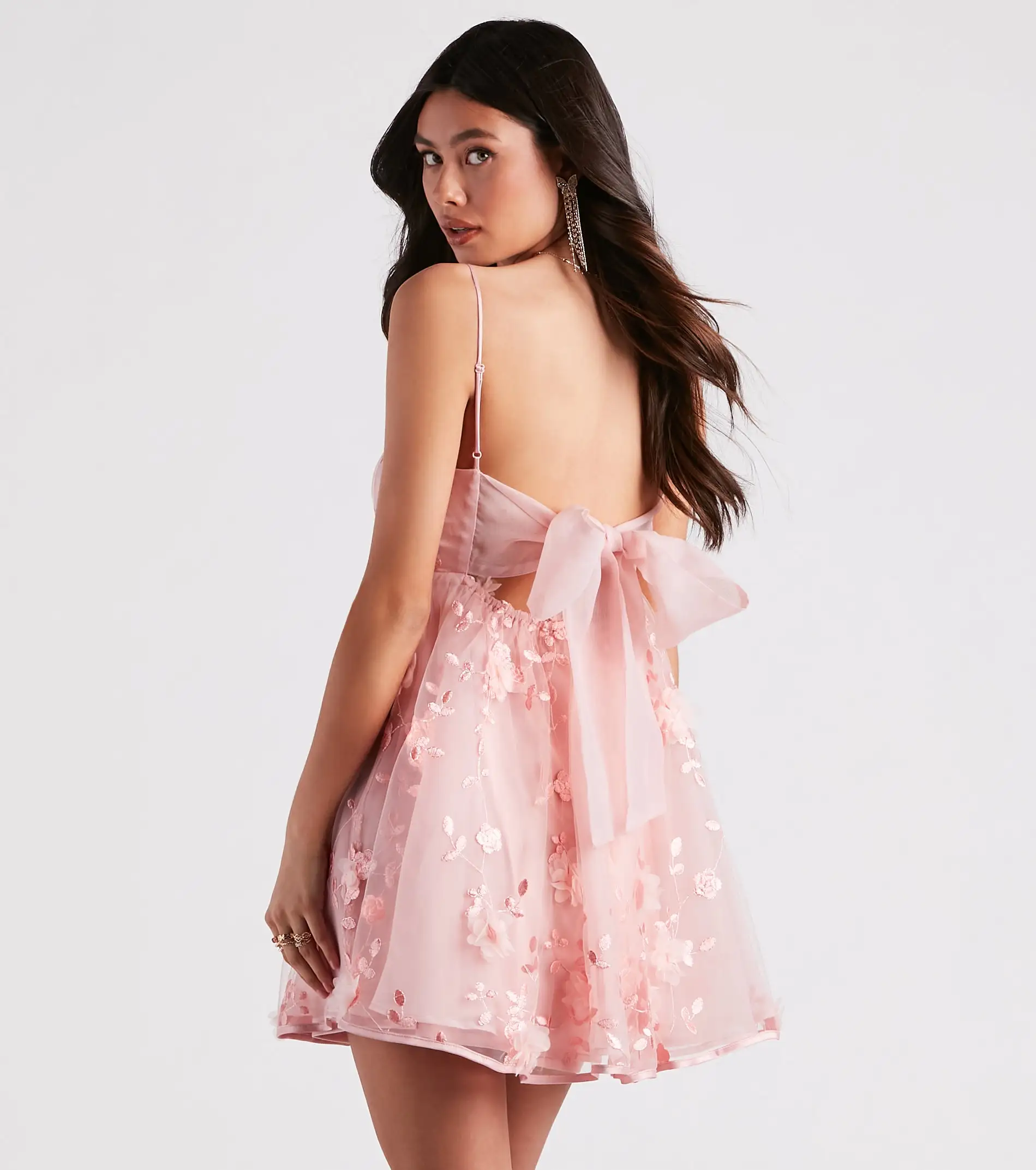 Windsor. Eden Flower Babydoll Party Dress 8 Windsor. Eden Flower Babydoll Party Dress - Image 6
