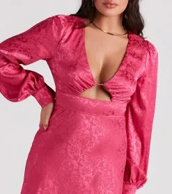 Windsor. Kacy Formal Satin Cutout Midi Dress -Formal Dresses Online Shop 05001 1552 4 529cc0d8 f1fa 463a 9e61 27d19e8f54dd