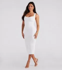Windsor. Karlee Formal Ponte Sleeveless Midi Dress -Formal Dresses Online Shop 05001 1746 3