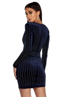 Windsor. Cassie Velvet Wrap Dress -Formal Dresses Online Shop 05001 3484 3