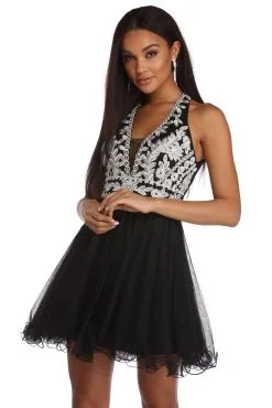 Windsor. Molly Formal Halter Tulle Dress
