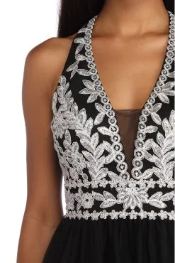 Windsor. Molly Formal Halter Tulle Dress -Formal Dresses Online Shop 05001 3919 4