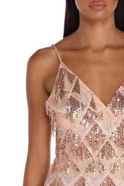 Windsor. Alexia Fab Fringed Dress 9 Windsor. Alexia Fab Fringed Dress -Formal Dresses Online Shop 05001 3974 4