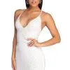 Windsor. Casey Formal Heat Stone Mini Dress