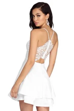 Windsor. Sheila Satin Queen Skater Dress -Formal Dresses Online Shop 05001 4063 3