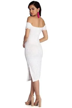 Windsor. Leslie High Slit Midi Lace Dress 16 Windsor. Leslie High Slit Midi Lace Dress -Formal Dresses Online Shop 05001 4092 3 a474116f c38e 49aa bde7 67abca7551b0