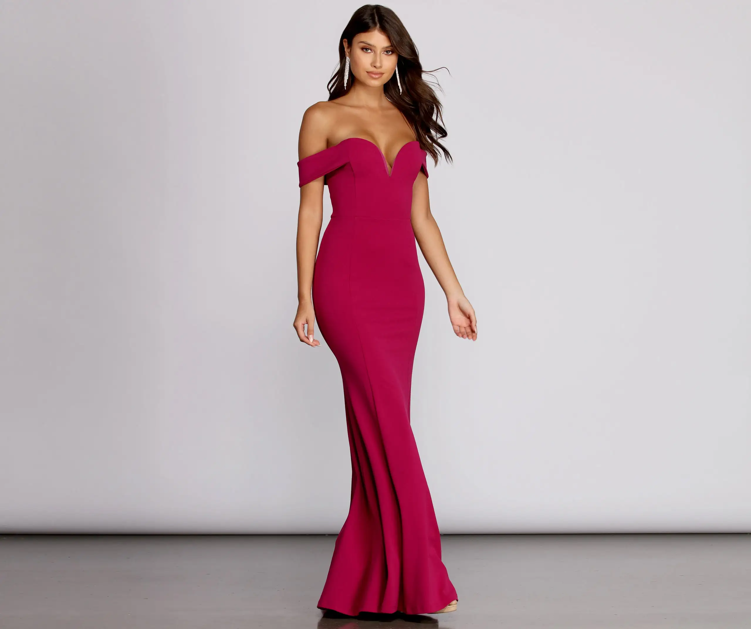 Windsor. Emerson Formal Lattice Mermaid Dress 7 Windsor. Emerson Formal Lattice Mermaid Dress - Image 5