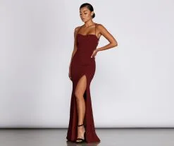 Windsor. Soraya Sparkle Knit Sweetheart Gown