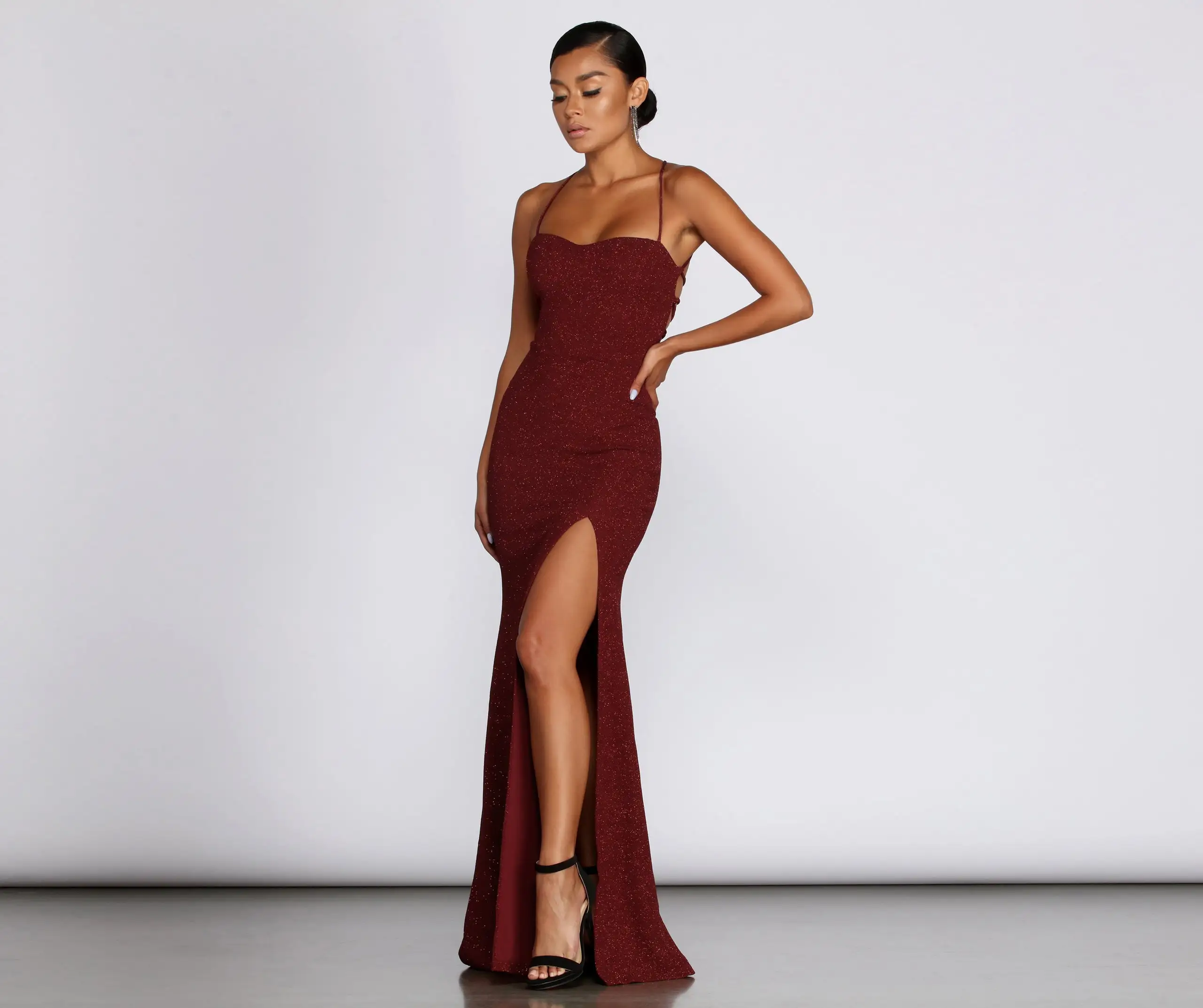 Windsor. Soraya Sparkle Knit Sweetheart Gown 3 Windsor. Soraya Sparkle Knit Sweetheart Gown
