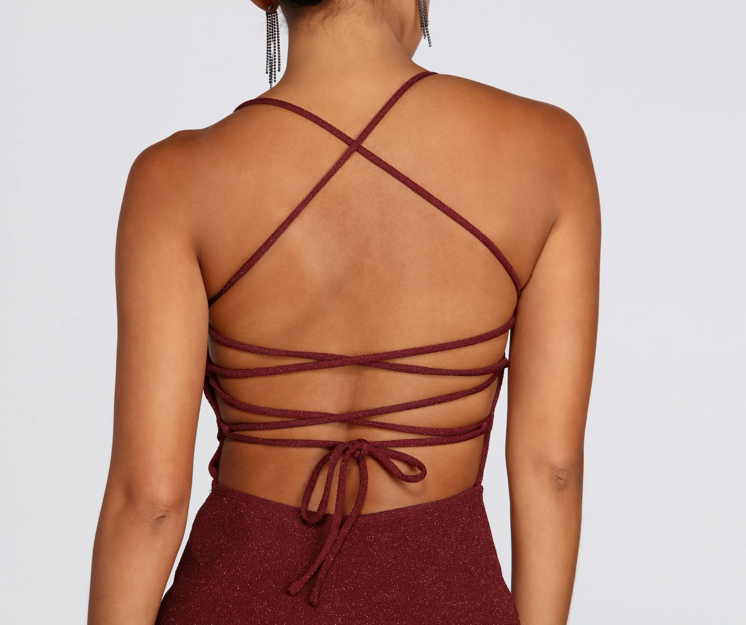 Windsor. Soraya Sparkle Knit Sweetheart Gown 5 Windsor. Soraya Sparkle Knit Sweetheart Gown - Image 3