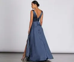 Windsor. Kat Formal Satin Gown -Formal Dresses Online Shop 05002 0194 4