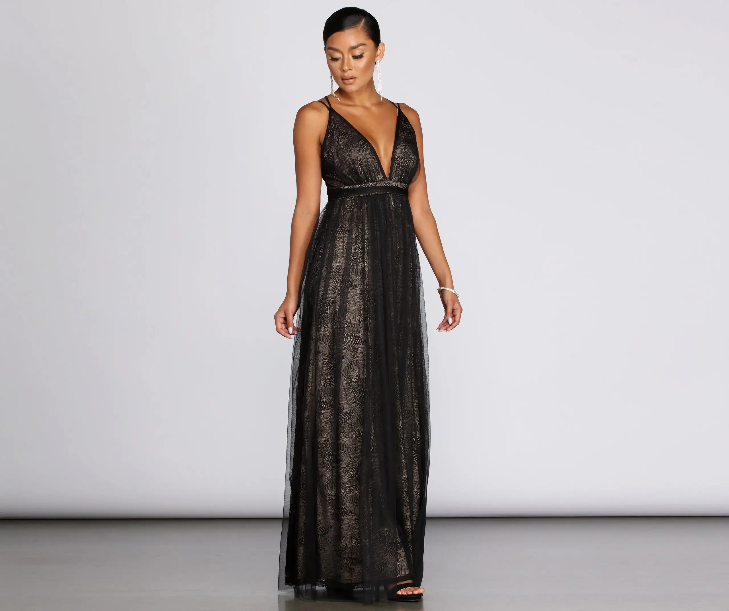 Windsor. Lauren Rose Tulle Dress 6 Windsor. Lauren Rose Tulle Dress - Image 4