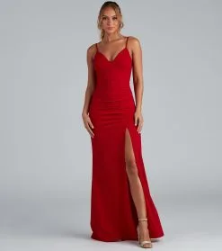 Windsor. Evanna Formal Crepe Ruched Dress 20 Windsor. Evanna Formal Crepe Ruched Dress -Formal Dresses Online Shop 05002 0252 4