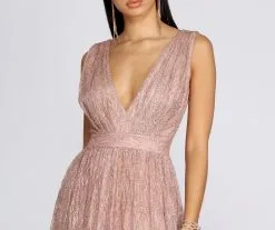 Windsor. Rosaleen Glitter Gown -Formal Dresses Online Shop 05002 0278 3