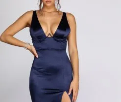 Windsor. Harrah Satin Mermaid Gown -Formal Dresses Online Shop 05002 0289 4