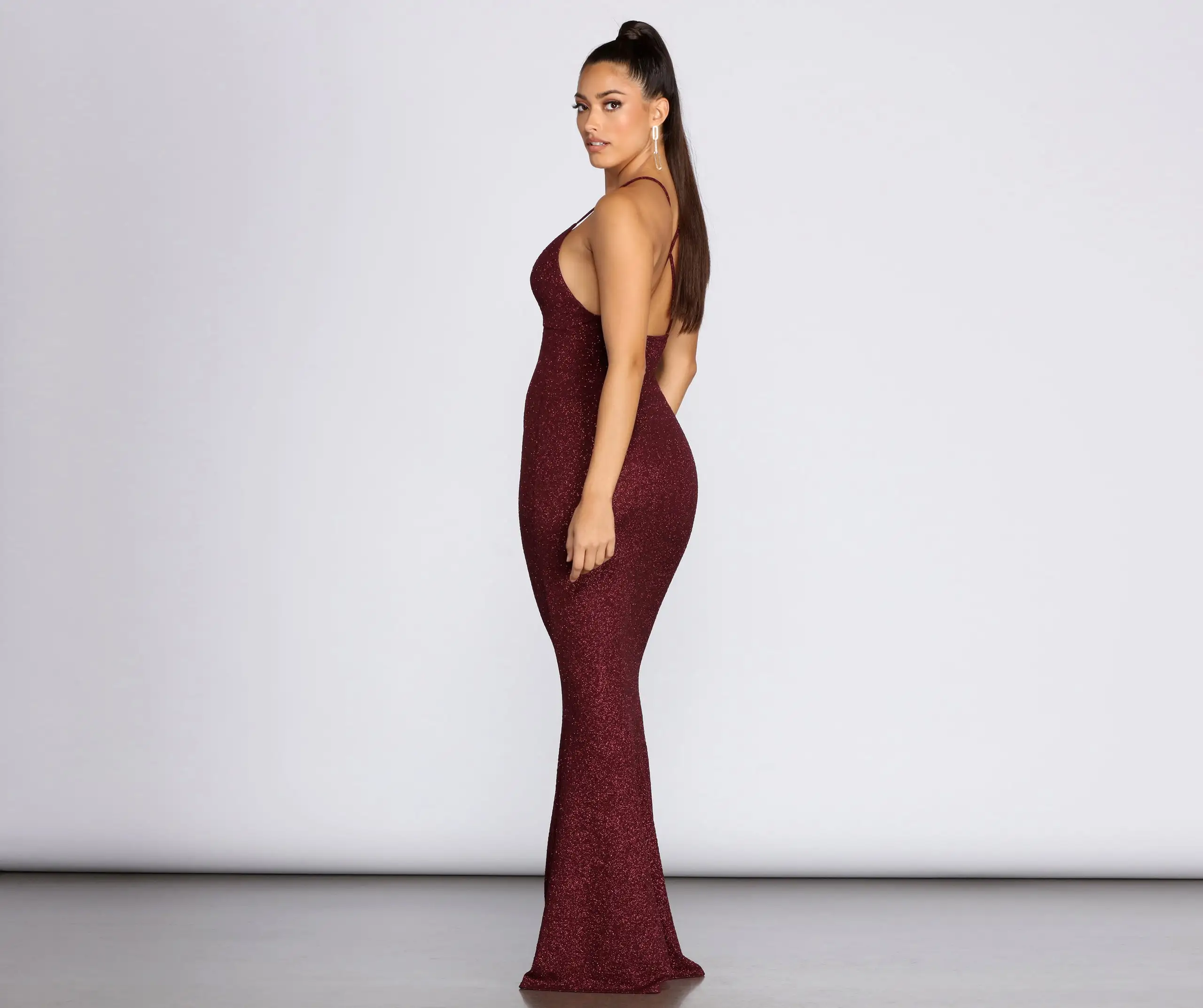 Windsor. Khloe Long Glitter Formal Gown 4 Windsor. Khloe Long Glitter Formal Gown - Image 2