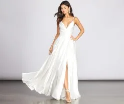 Windsor. Vianney Formal Satin Dress