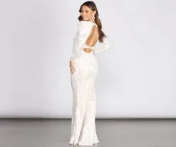 Windsor. Misha Sequin Mermaid Dress -Formal Dresses Online Shop 05002 0483 5