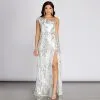 Windsor. Melinda One Shoulder Sequin Dress -Formal Dresses Online Shop 05002 0535 2 554adefc 16d1 4cc6 8b05 4fb8a5311cab