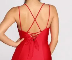 Windsor. Sami Lace Up Mermaid Dress -Formal Dresses Online Shop 05002 0676 3