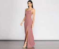 Windsor. Aracely Glitter Crepe Mermaid Dress -Formal Dresses Online Shop 05002 0680 4