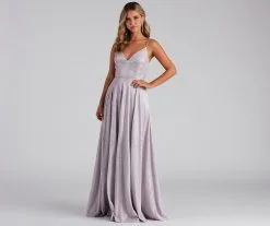 Windsor. Kimora Formal Woven Glitter A-Line Dress -Formal Dresses Online Shop 05002 0757 3 92516295 e47a 45b4 897f c0692b48e81d