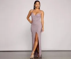 Windsor. Carella Wrap Glitter Dress