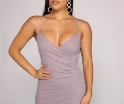 Windsor. Carella Wrap Glitter Dress -Formal Dresses Online Shop 05002 0788 3 f9e58fc3 efc9 400a 90a9 914882088e44