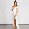 Windsor. Marzia Scroll Sequin Mesh Mermaid Dress