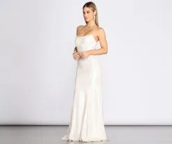 Windsor. Char Formal Lattice Glitter Dress -Formal Dresses Online Shop 05002 0898 3