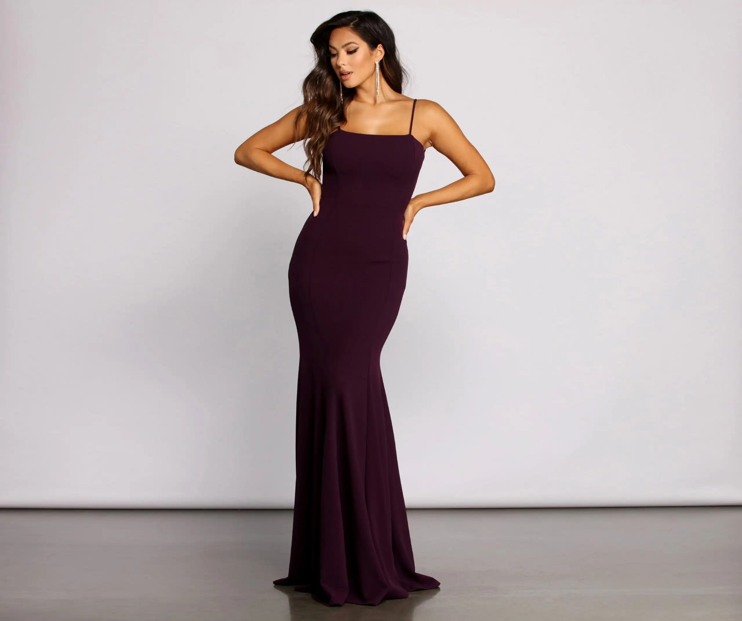 Windsor. Cara Formal Crepe Open Back Dress 6 Windsor. Cara Formal Crepe Open Back Dress - Image 4