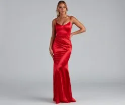 Windsor. Emilia Draped Satin Gown 22 Windsor. Emilia Draped Satin Gown -Formal Dresses Online Shop 05002 1291 1 8d89ada1 23b9 41f1 a7c9 0472c2c6b736