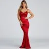 Windsor. Shakira Cowl Neck Lace Mermaid Formal Dress