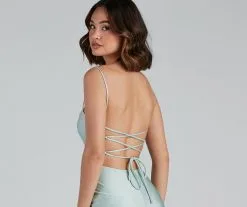 Windsor. Zendaya Lace-Up Back Mermaid Formal Dress -Formal Dresses Online Shop 05002 1487 4