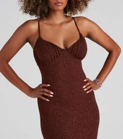 Windsor. Camille Glitter Knit Mermaid Dress -Formal Dresses Online Shop 05002 1507 4