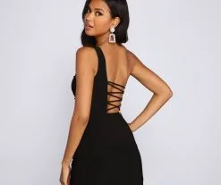 Windsor. Sarai Formal One-Shoulder Asymmetrical Dress -Formal Dresses Online Shop 05002 1533 5