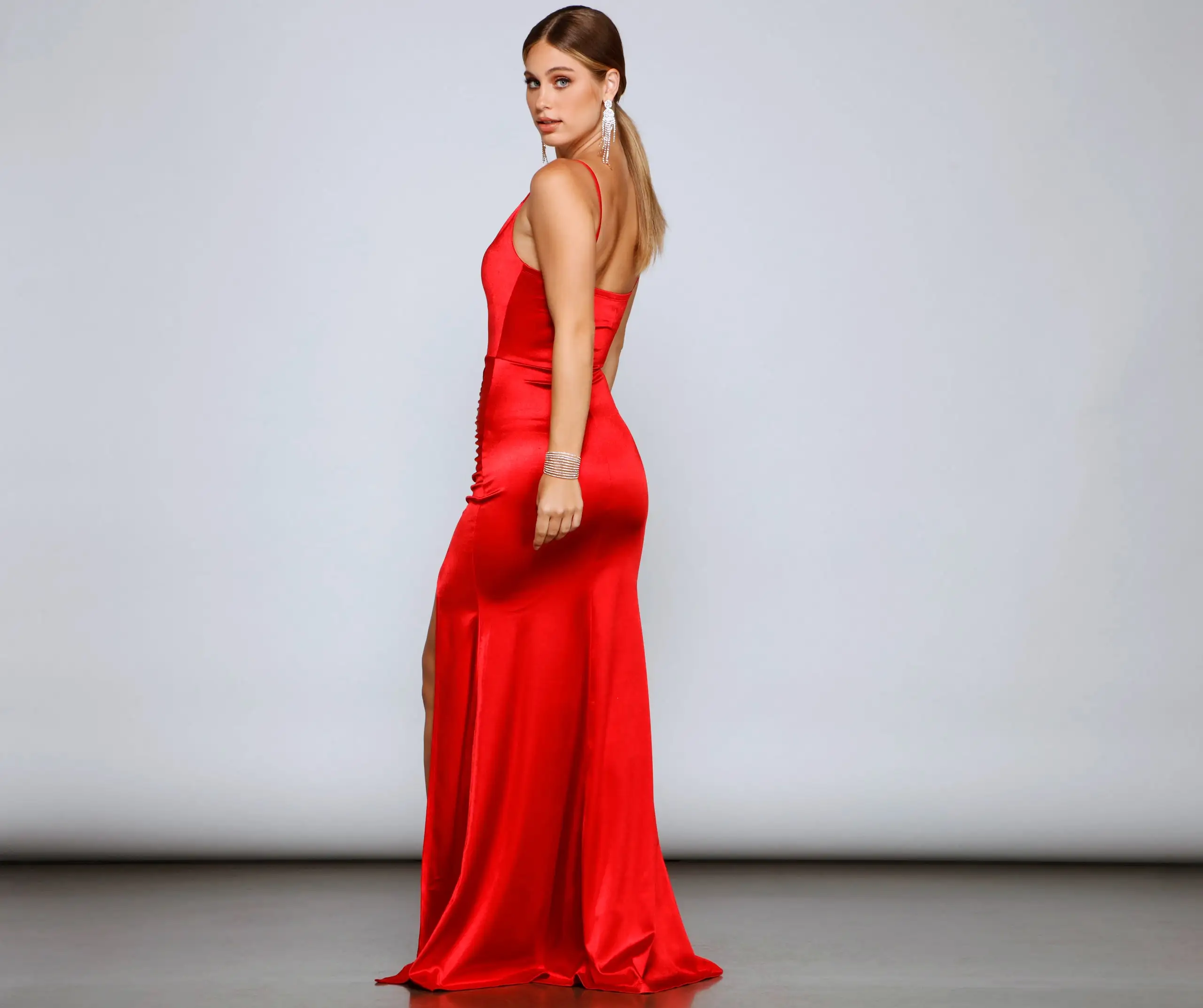 Windsor. Marina Satin Mermaid Dress 8 Windsor. Marina Satin Mermaid Dress - Image 6